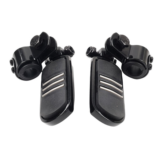 1 1-1/4 Highway Crash Bar Foot Pegs for Harley Touring Road King Street Glide