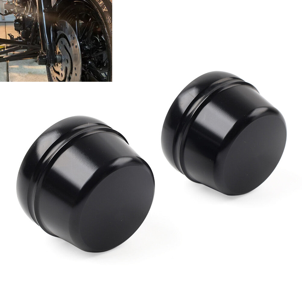 Front Axle Nut Cap Cover for Harley Touring Road Street Glide Softail Sportster