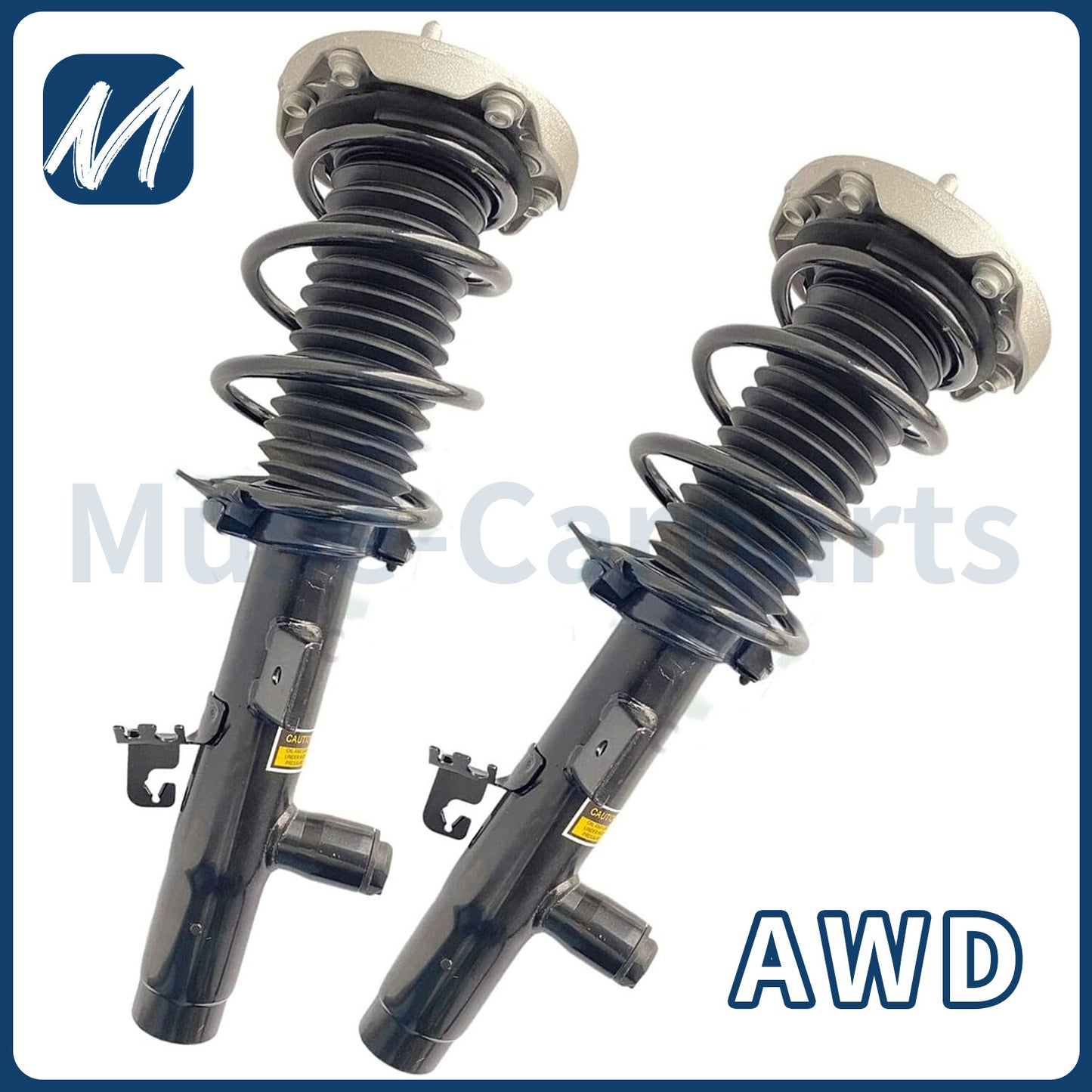 4X Front Rear Air Shock Struts w/Electronic Fit for Jaguar XJ XJR X351 AWD 2010-2019