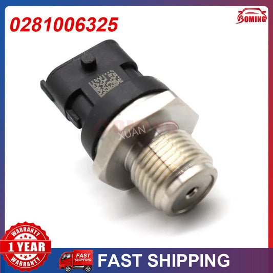 Brand new, high-quality fuel rail pressure sensor 0281006325, suitable for Dodge for Ram 2500 3500