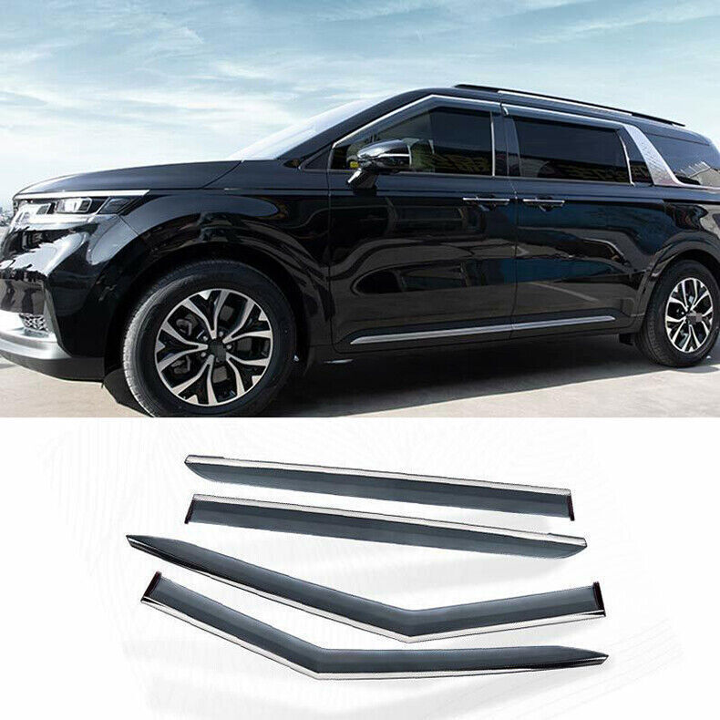 for Kia Carnival 2022-2023 Car Window Visor Vent Shades Sun Rain Guard Deflector n