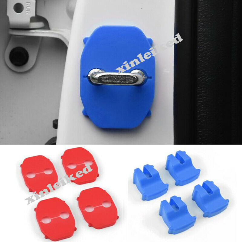 8P for Hyundai Santa Fe IX45 2019-2021 Car Door Lock Protector Cover Buckle Trim