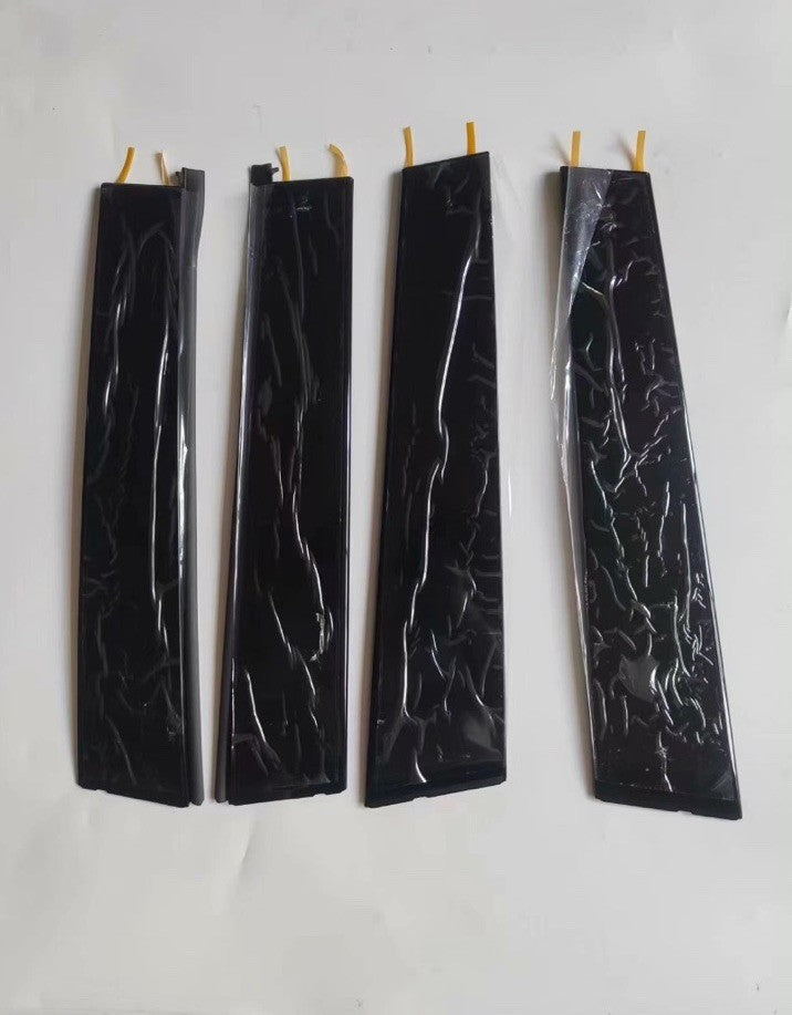 2019-2025 for Toyota for Corolla Door Pillar Trim Gloss Black 4PCS Upgrade Exterior Set
