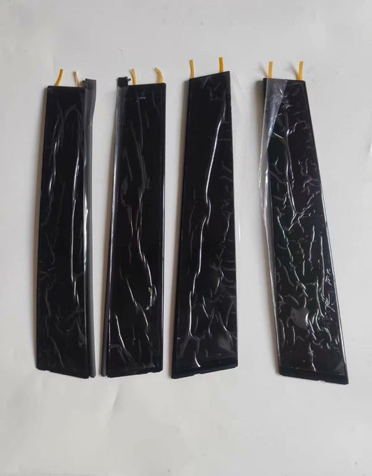2019-2025 for Toyota for Corolla Door Pillar Trim Gloss Black 4PCS Upgrade Exterior Set