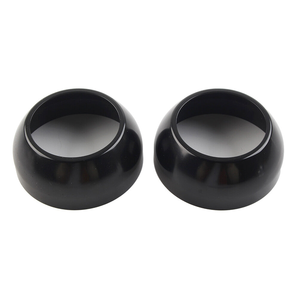 Front Fork Boot Cap Covers 39mm Black Fit for Harley Sportster Dyna FXR FXD