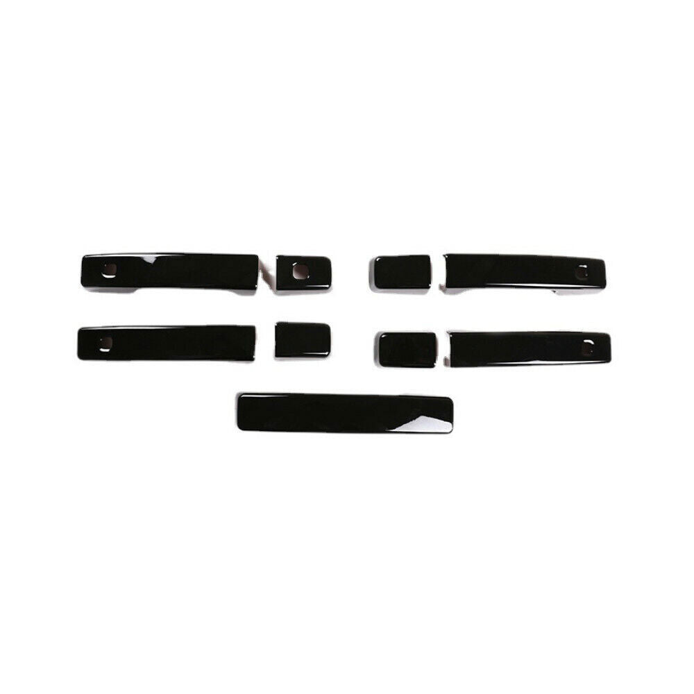 Gloss Black ABS Side Door Handle Panel Cover for Land Rover for Defender 110 21-23 n