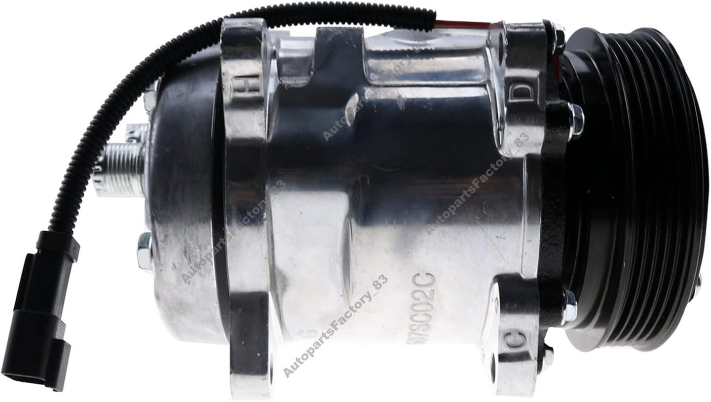 SD5H11 Air Conditioning Compressor 7023585 7279139 is suitable for Bobcat excavators E32, E35, E42, and E45.