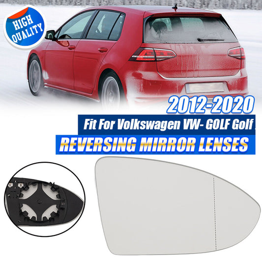 Right wing glass heated rearview mirror suitable for Golf MK7 GTI TSI TDI R 12-19- v