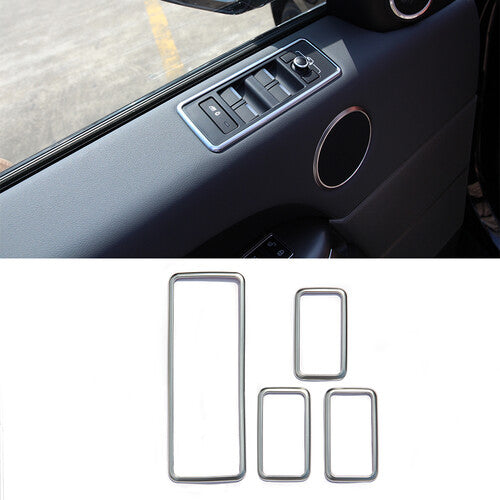 Carbon Fiber Interior Front Window Control Cover Trim for FX4 04-08- v