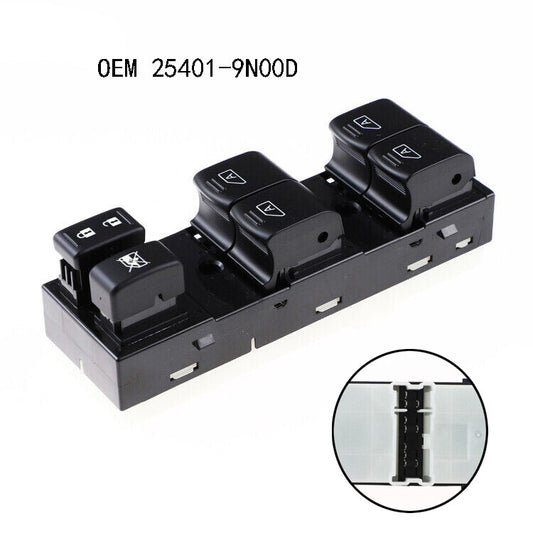 For 2009-2011 for Nissan Maxima SV Trim 1 Front Left side Window Switch 25401-9N00D