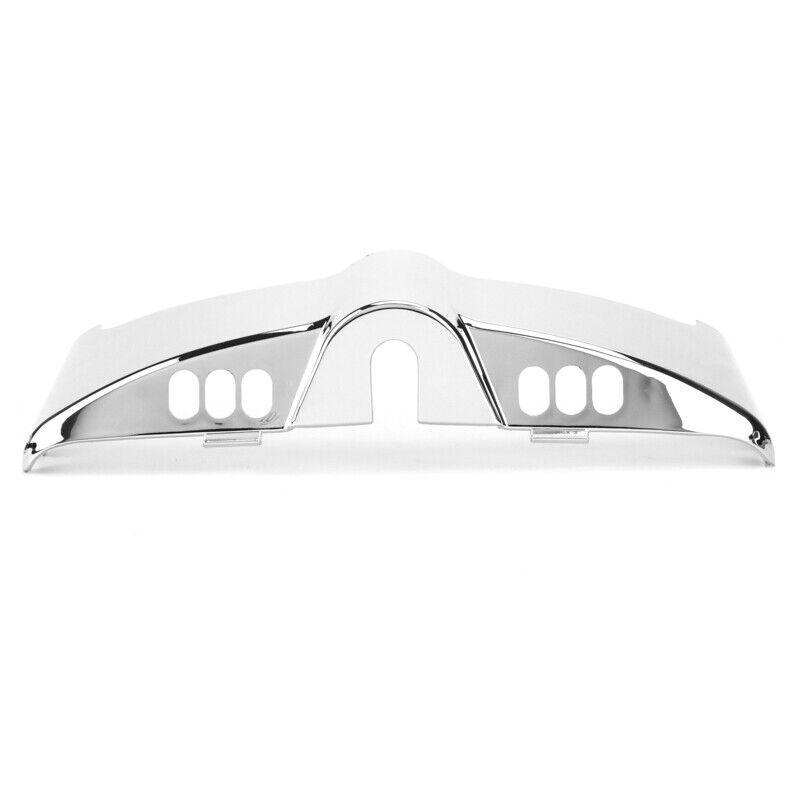 Chrome rectifier switch panel dashboard accent cover for Harley Touring Glide 2014 - 2023 - n