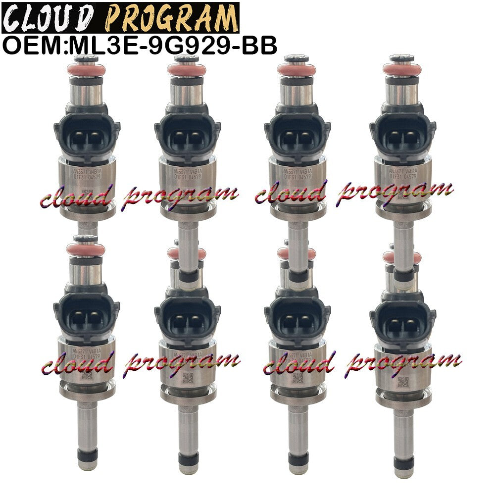 8PCS Fuel injector ML3E-9G929-BA (LFF313) for Mustang F150 Lariat 5.0 AUT v