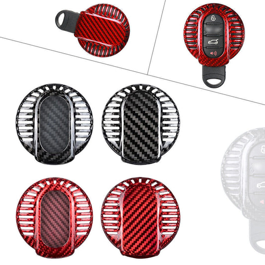 Carbon Fiber Remote Key Fob Shell Holder Cover Fit for BMW for Mini F54 F56 F55 F57 F60 Q