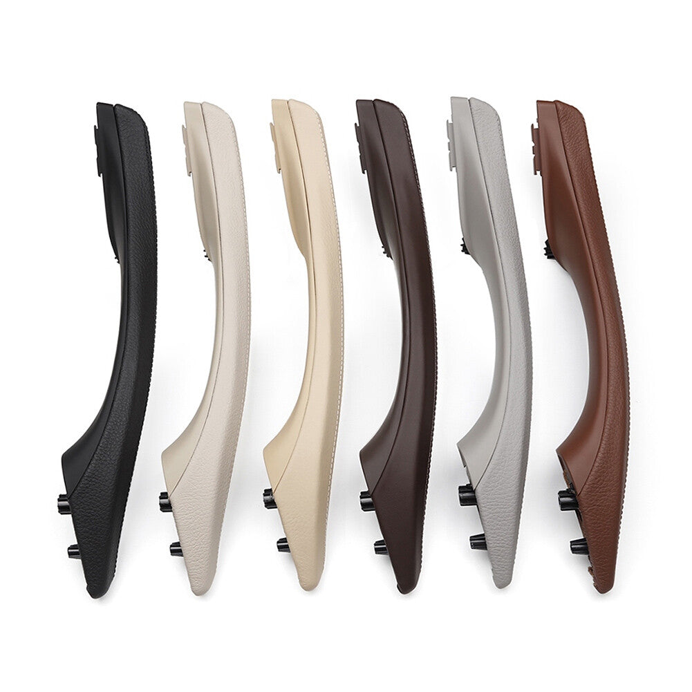 1x Right Side Real Leather Door Trim Pull Handle Fit for BMW 5 series F10 F11 F18