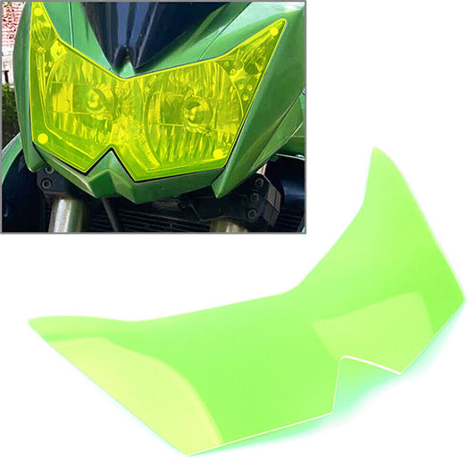 Headlight Cover Shield Lens Protector Green for Kawasaki Z750 Z750R 11-13 Z1000 Q