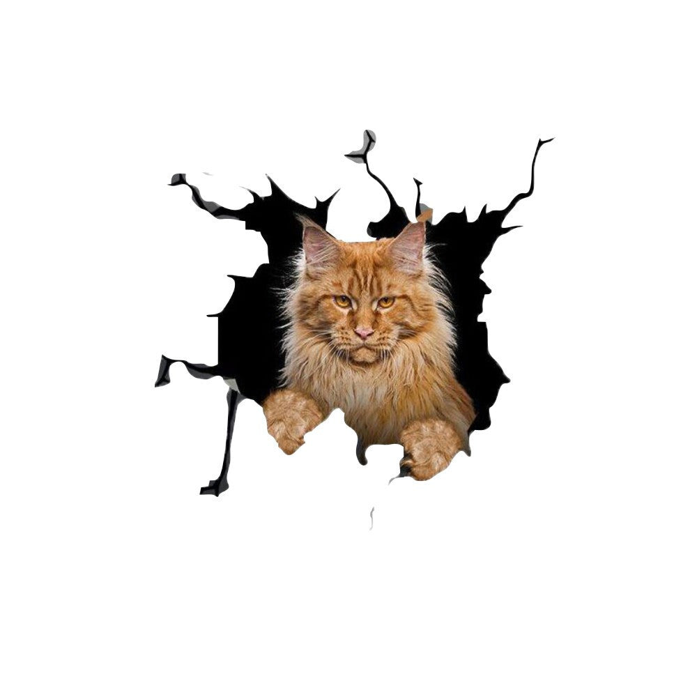 Cat Vinyl Car Home Window Decal Graphic Feline Sticker Graphics Decoration