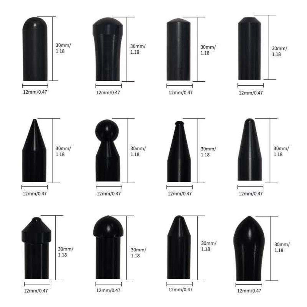 Car Dent Repair Tools Dent Rod Tips Autobody Dent Removal Kit PDR Hook Tips Tool v