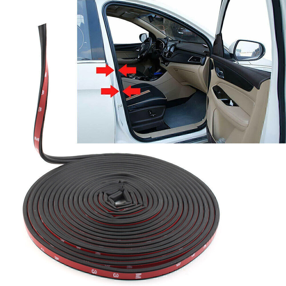 8M/26FT B-Shape Trim Rubber Strip Fit Car Door Edge Seal Hollow Weather-strip Q