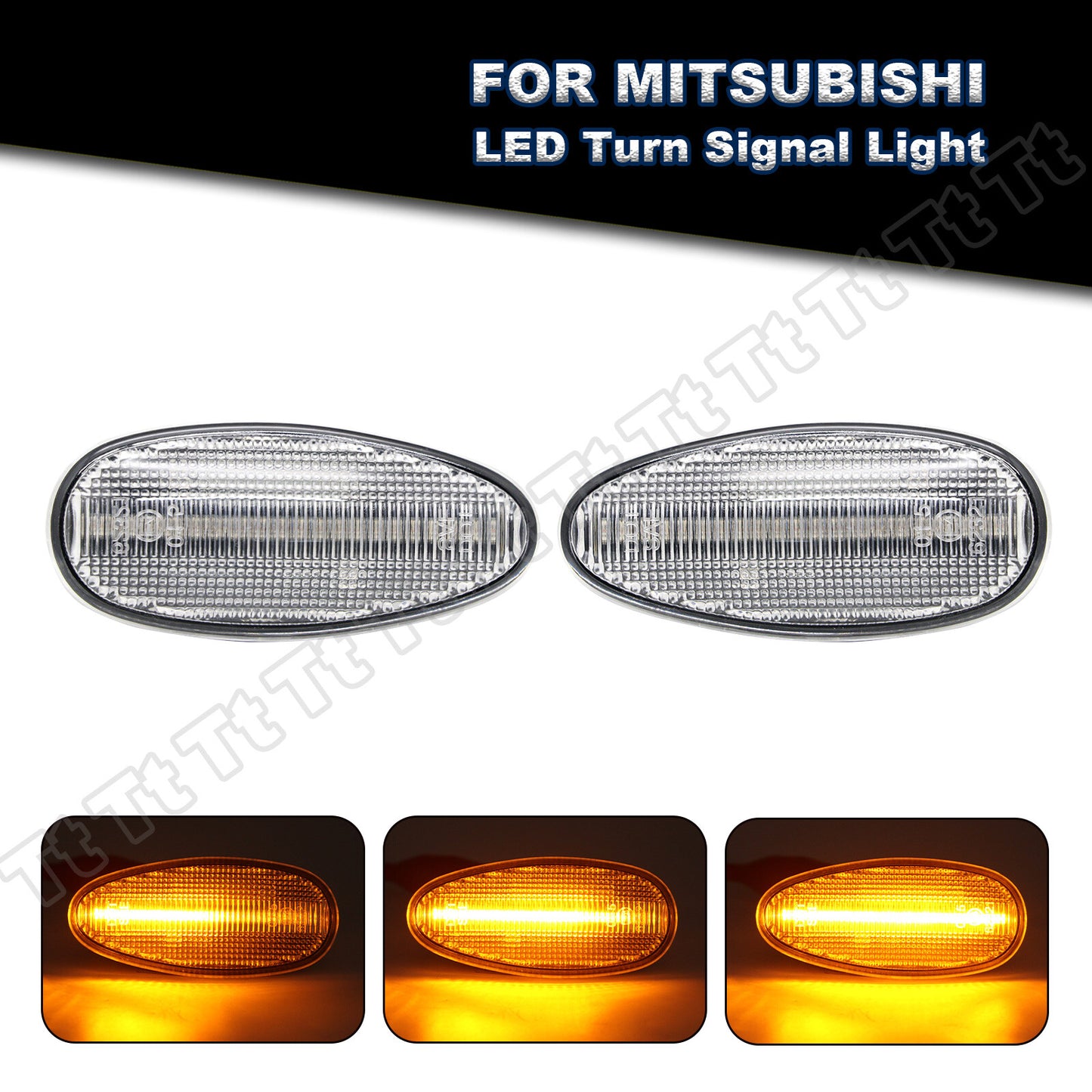 For 03-06 for Evo Outlander / 02-03 Lancer LED Side Marker Signal Light - v