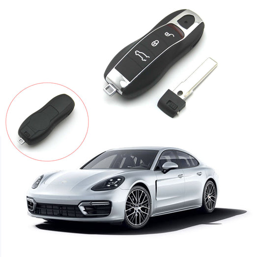 Remote control for smart keychain protective case with 3 buttons, suitable for Porsche for Panamera , for Cayenne , Macan