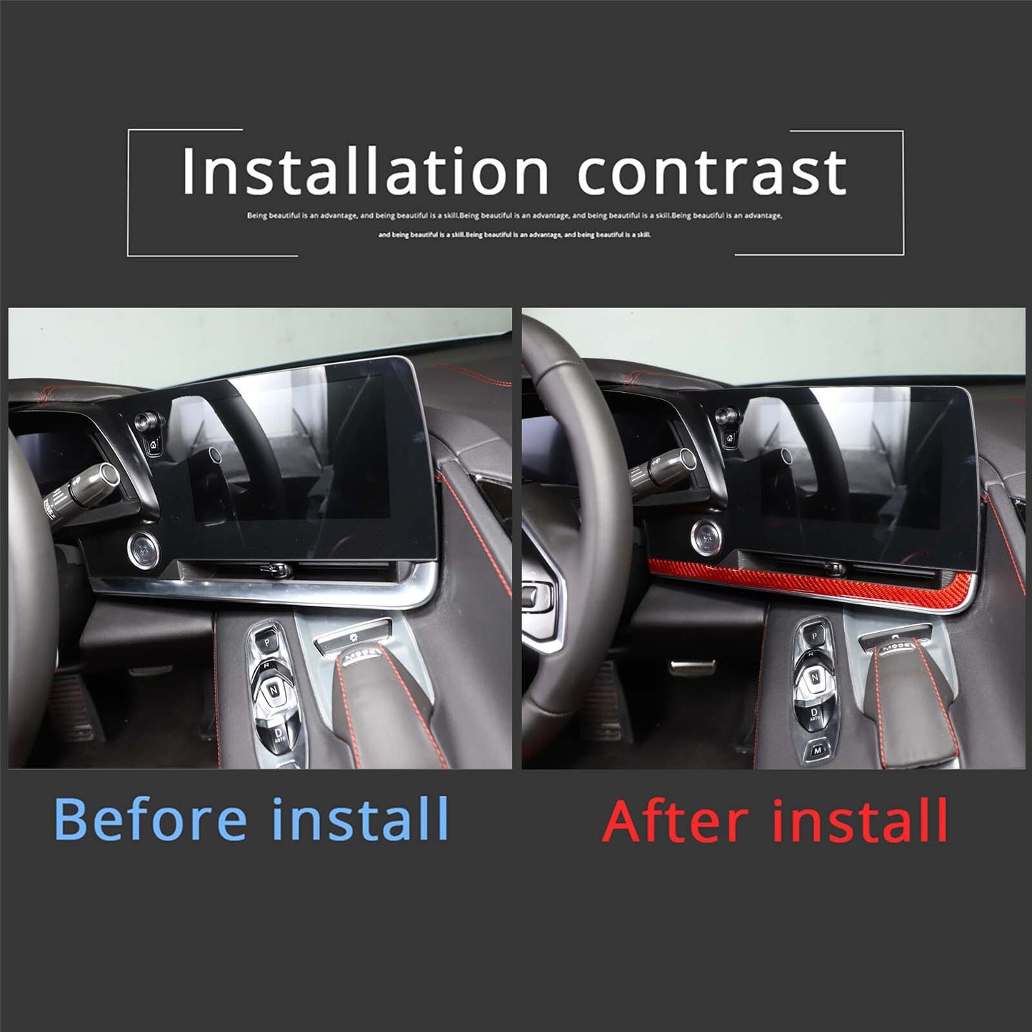 for 2003 - 2009 for HUMMER H2 Front Hood Ventilation Panel Handle Cover Trim Gloss Black - v