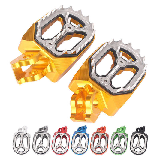 Racing Footpegs Footrests Fit for Suzuki RMZ250 RMZ450 2010-2013 2014 2015 Gold Q