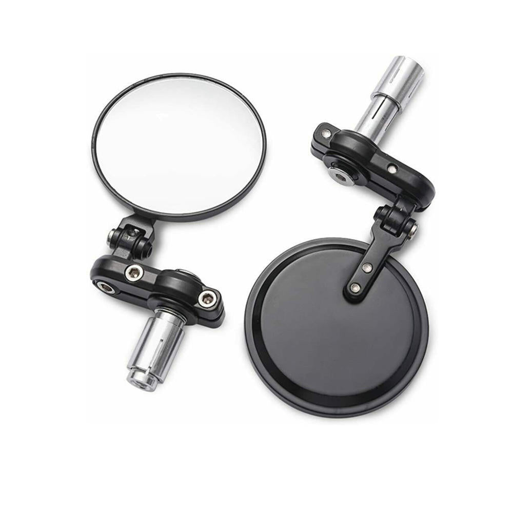 Motorcycle 7/8 Rear View Side Mirrors Adjustable Handlebar Universal for Yamaha