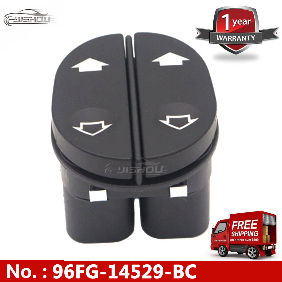 Electric window windshield socket switch for Ford Fiesta Fusion KA for Puma 96FG14529BC