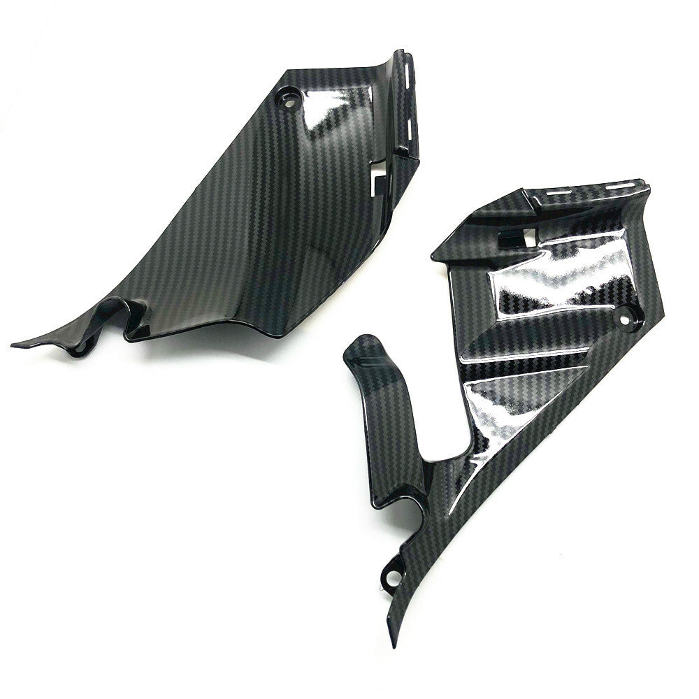 for HONDA 07-12 CBR 600RR F5 LEFT RIGHT CARBON INNER FAIRING COWL PAWL TRIM PART