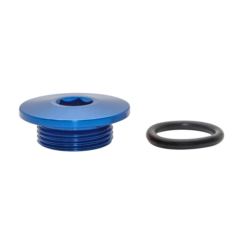 Blue CNC Engine Ignition Cover Plug Cap For 690 Supermoto SMC Enduro ABS 390 Q