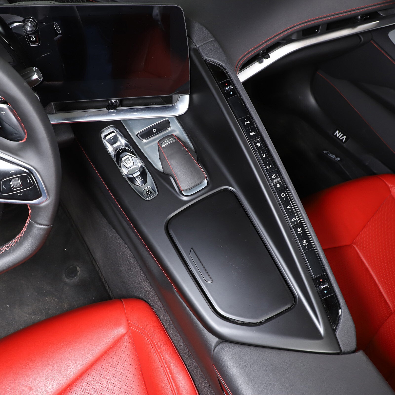 Carbon ABS Center Console Dashboard Strip Trim for Subaru Outback 2022 - 2024 US- v