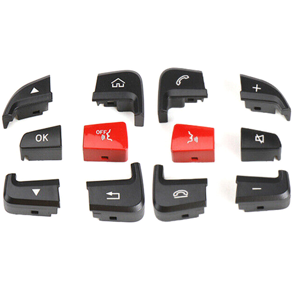 Pair Steering Wheel Control Button Switch Cover RHLH for Benz C-Class AMG W205 Q