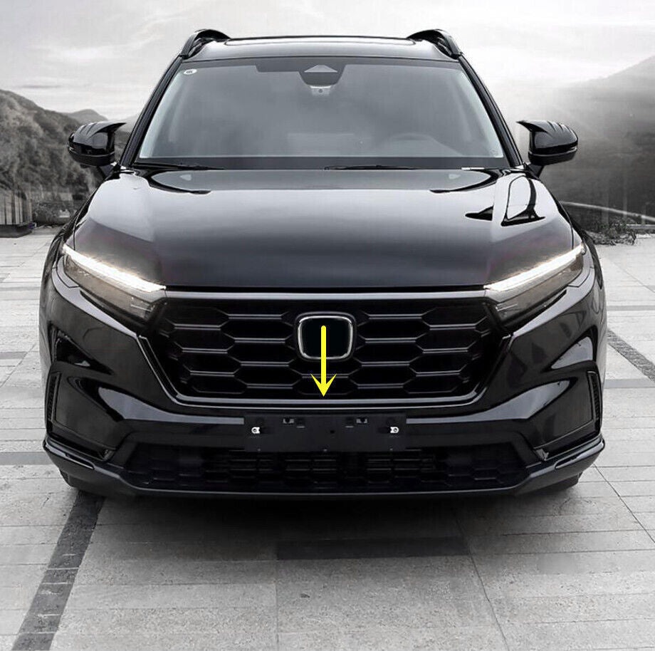 For 2023+ for Honda CR-V CRV ABS Gloss Black Front Grille Bumper Down Trim Strip B n