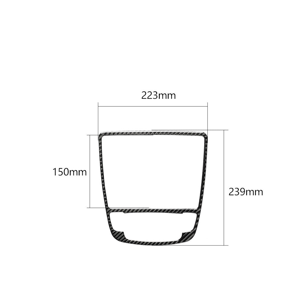 2012-2018 Carbon Fiber Gear Shift Decorative Panel Cover Trim for Audi A6 A7