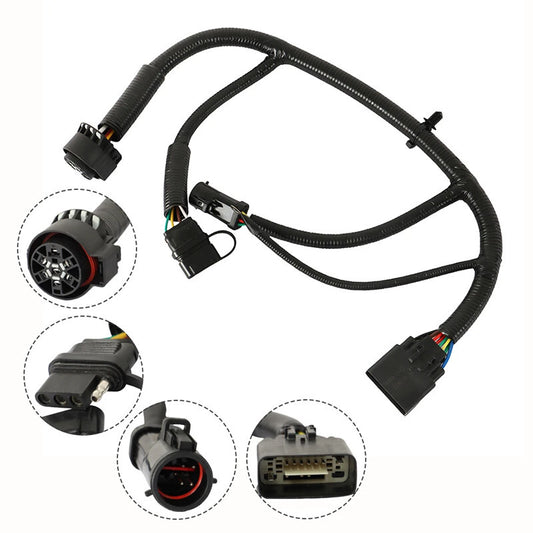 Car 7Pin Connector Trailer Tow Hitch Wiring Harness Cable For 05-08 for Ford F-150