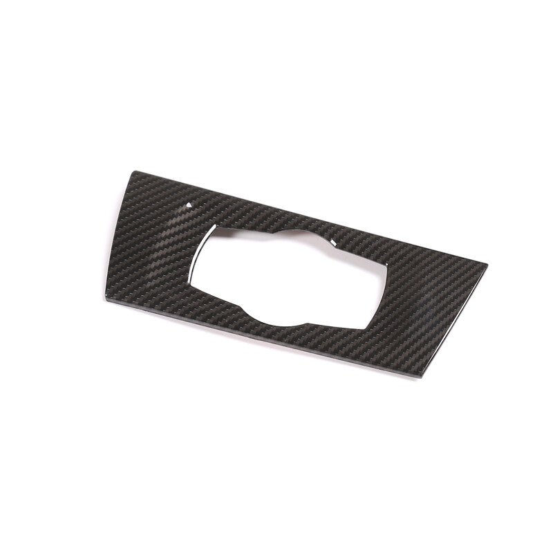 Red carbon fiber Copilot armrest panel sticker decoration suitable for Corvette C7 2014-2019- v