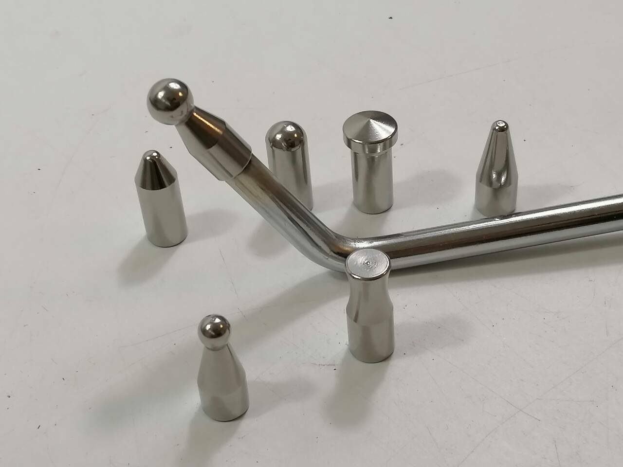 Dent Removal Repair Tool,M8 Stainless Car Puller Push Rods Replace Head v