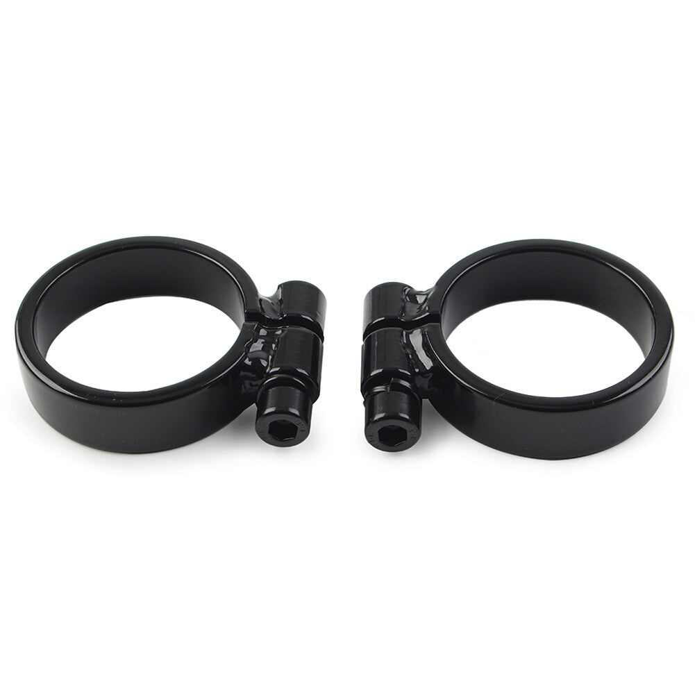 for Harley XL Ironhead Sportster 1000 Model 57-85 Super Exhaust Port Clamps BLK