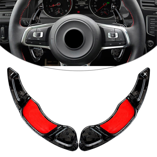 Steering Wheel Paddle Shifter Extension 2PCS Fit for VW for Golf 7 MK7 R MK7.5 Polo
