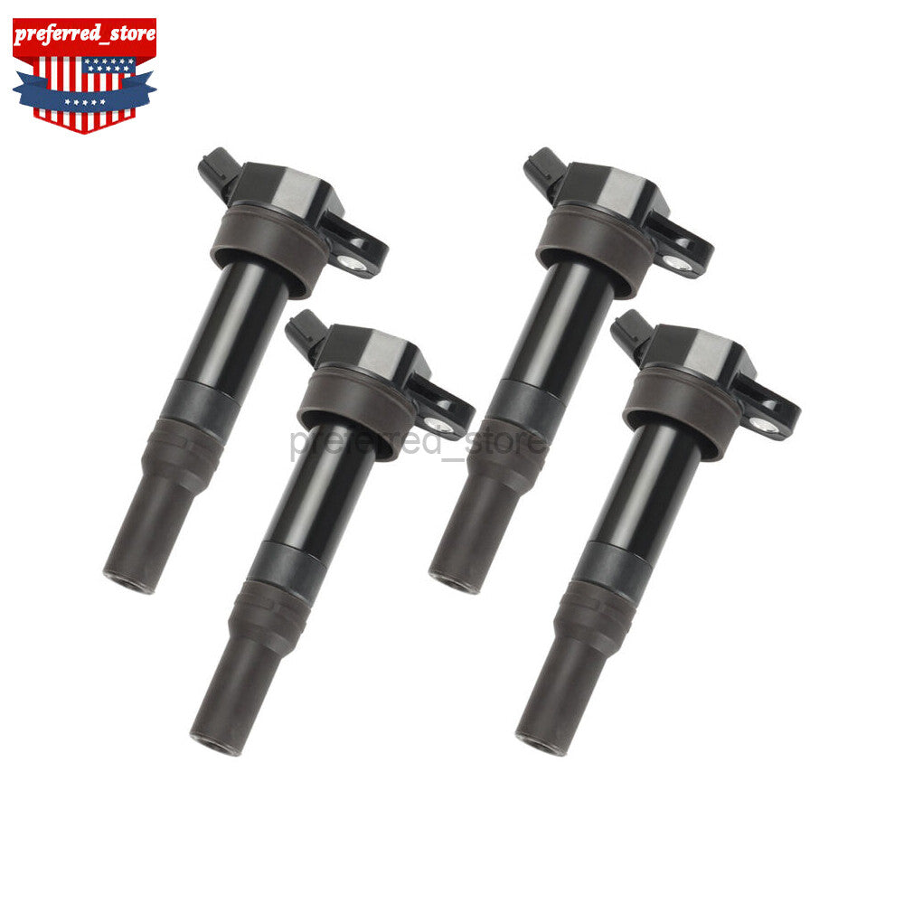 4-pack ignition coils for Kia Rondo 2014 Soul 2012 2014-2019 27301-2E000- v