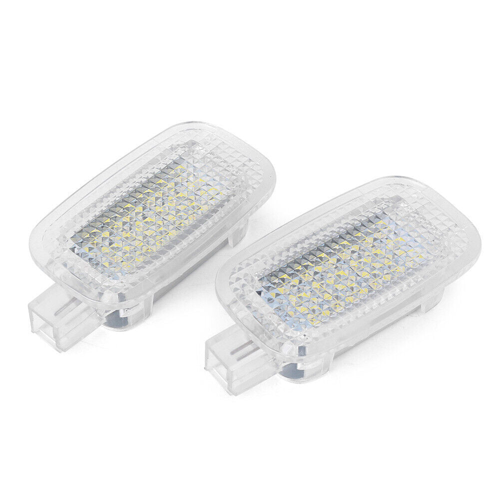 White LED DOOR Light Fit for Mercedes-Benz W204 C SLS GLK CLK W212 W221 SL GL ML