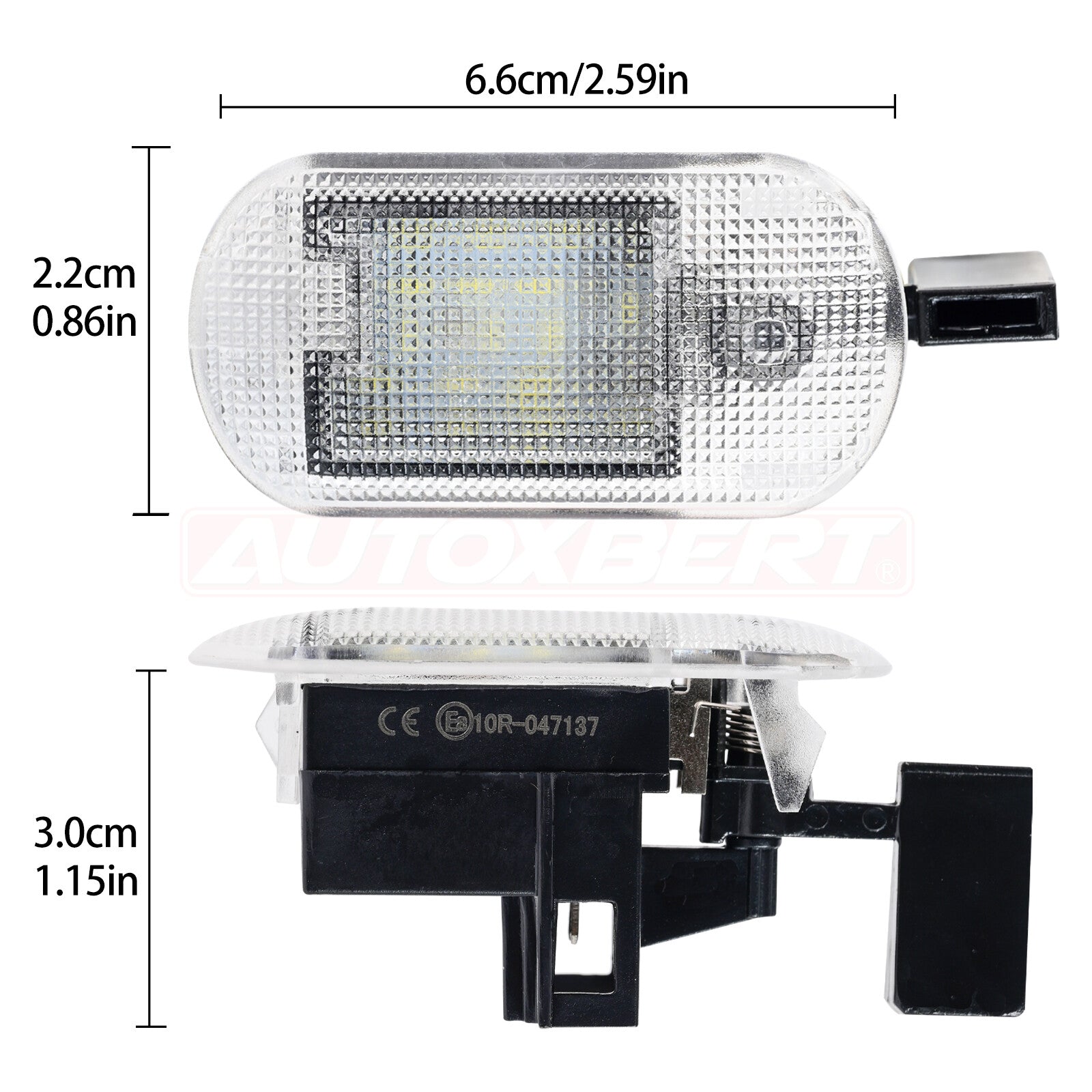 2 Canbus LED Glove Box Light for VW Bettle for Bora Caddy for Golf Touran Touareg for Skoda