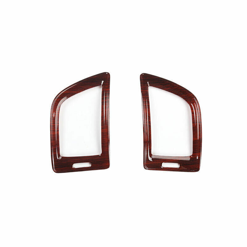 Car LR AC Air Outlet Vent Cover Trim for Nissan Altima Teana 2013-18 Wood Grain