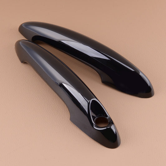 2-Piece Gloss Black Door Handle Protector Covers for MINI Cooper S R50 R52 R53 R56 R57 Cars