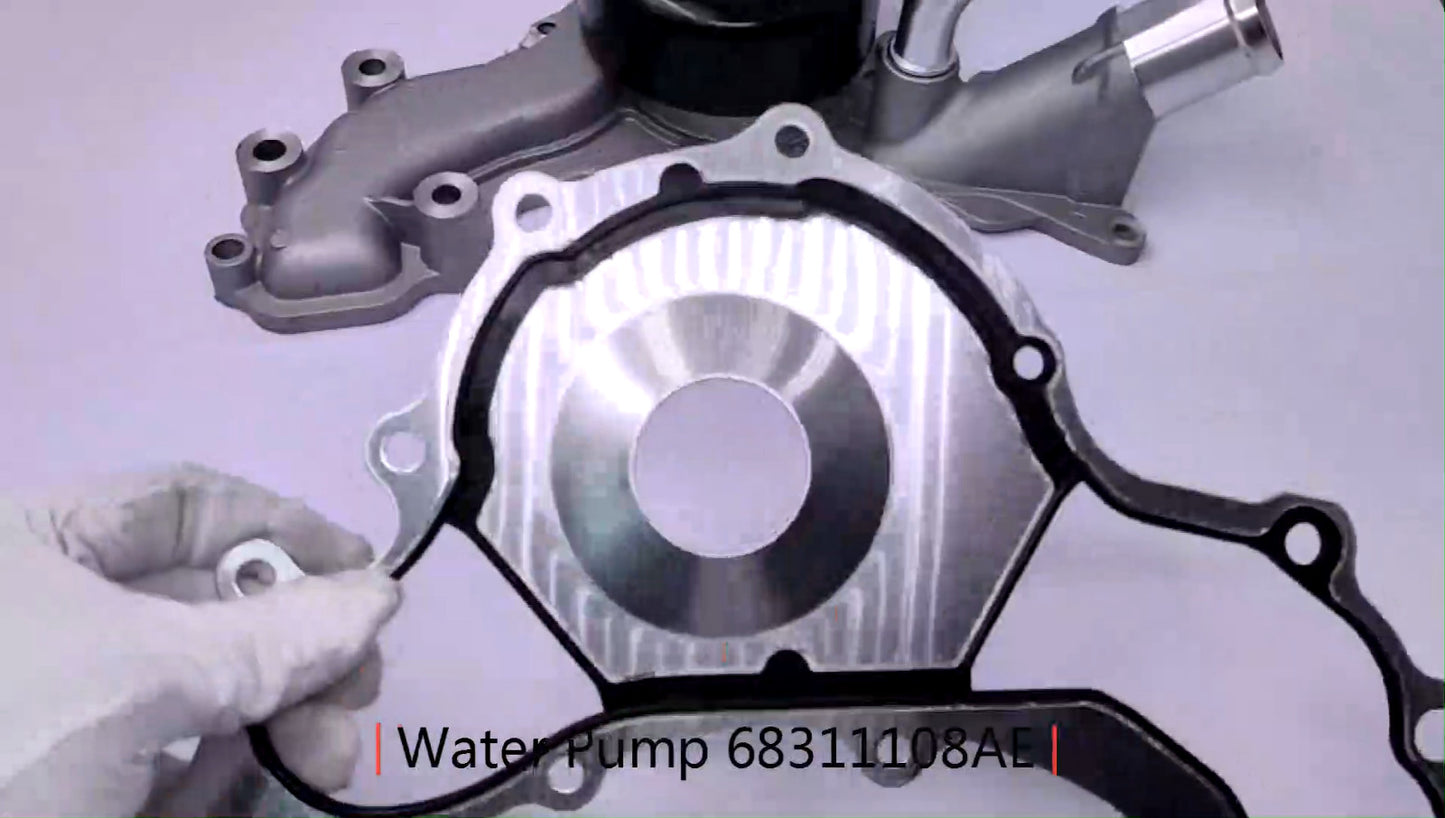 68311108AE Engine Water Pump with Gasket for Dodge Durango for Jeep Grand Cherokee v