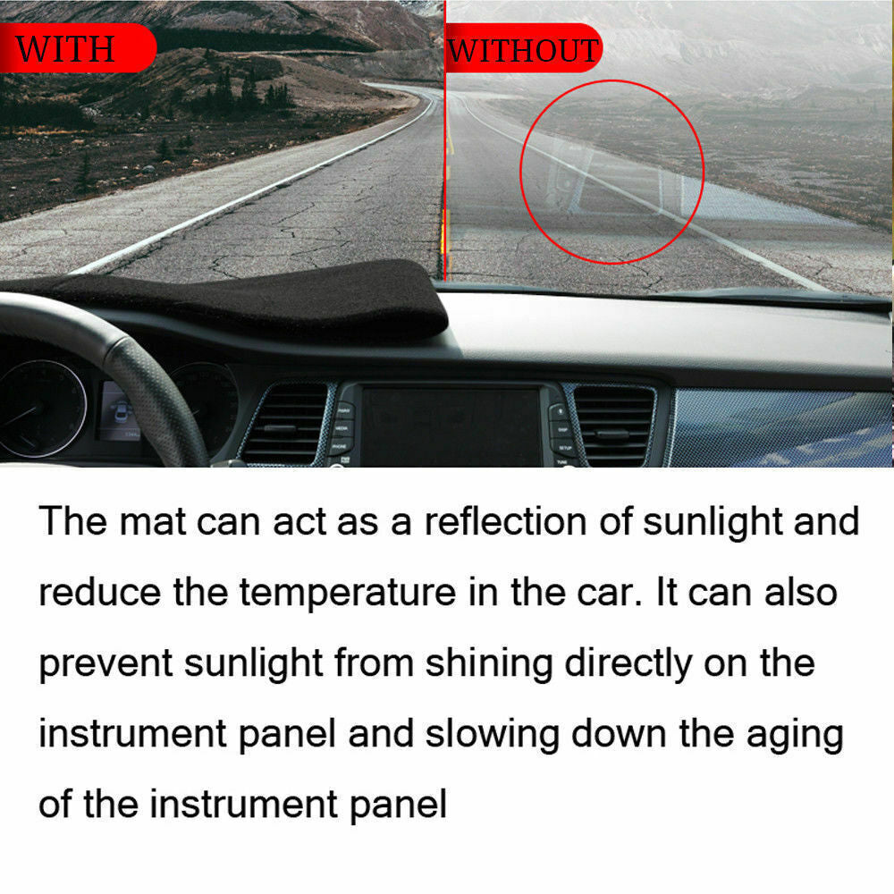 Inner Dashboard Dash Mat Non-slip DashMat Sun Shade Pad for Lincoln MKC 15-2022