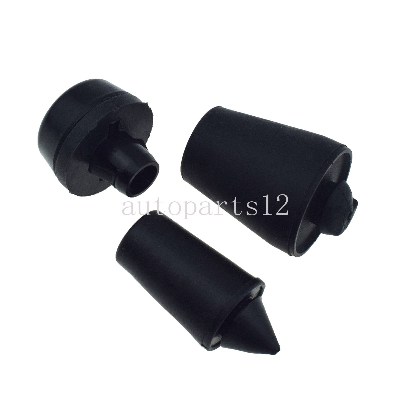 Tailgate trunk door damper rubber baffle 3 pieces set for RAV4 2001 - 2014- v