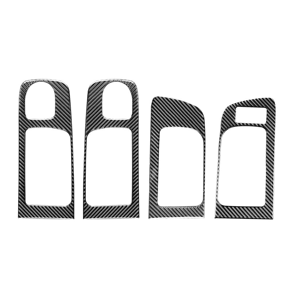 RHD Carbon Fiber Black Inner Handle Frame Trim for Toyota Tundra 2014-2021 2015