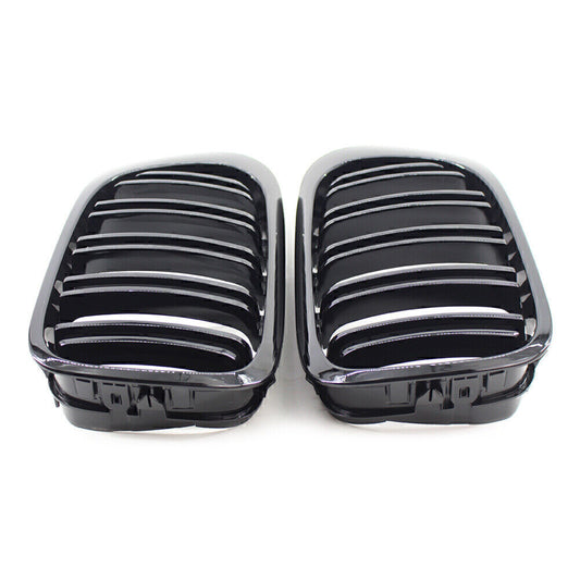 Fit for BMW 3 Series E46 Coupe/Cabrio M3 Coupe Pair Front Kidney Bumper Grille Car