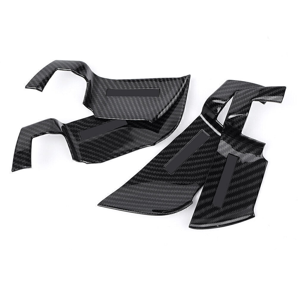 Carbon Fiber Style Interior Door Handle Bowl Cover for Honda Accord 2018 ABS